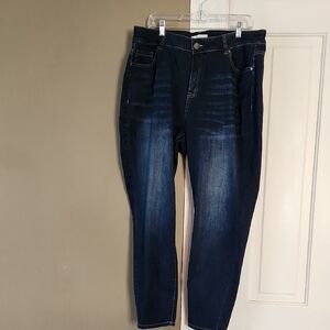 Like New Lane Bryant Flex Magic Waistband Jeans - Dark Blue